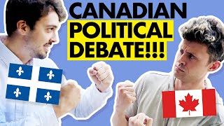 English Canadian debates politics with French Canadian [upl. by Lashond]