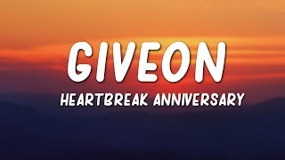 Giveon  HEARTBREAK ANNIVERSARY Lyrics [upl. by Atiker]