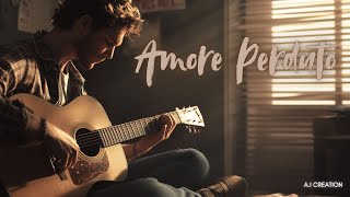 Amore Perduto AI Song  Italian Acoustic Ballad [upl. by Cherise]