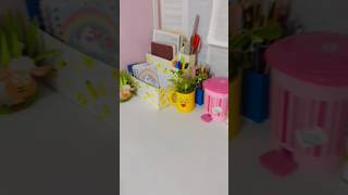 Desk Organiser 🍋 shortvideo diy deskorganiser craft shorts [upl. by Aitas342]