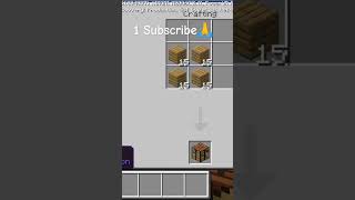 How to make Fletching Table in minecraft viral shorts [upl. by Aggi]