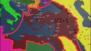 Ottoman Empire Timelapse  Nations Roleplay 2 [upl. by Eluj]