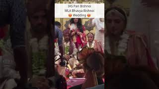 IAS Pari Bishnoi Wedding  MLA Bhavya Bishnoi Marriage [upl. by Gregorius]