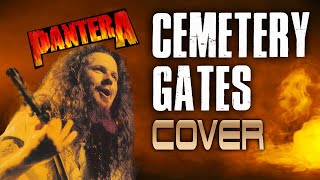 Pantera  Cemetery Gates Instrumental Cover [upl. by Aicnetroh393]