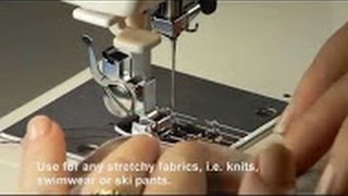 How to sew using an Overcast foot video tutorial [upl. by Euseibbob]