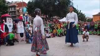 Gegants de Castellbisbal  Ball Lluïment a Les Franqueses del Vallès [upl. by Thaxter]