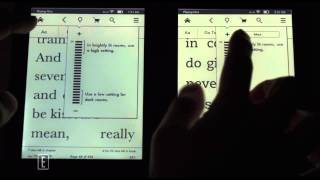 Kindle Paperwhite vs Kindle Paperwhite 2 Nighttime Reading Comparison [upl. by Vivie]