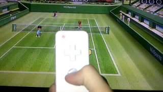 how to do a fast ball everytime on wii sports tennis [upl. by Ereveneug]