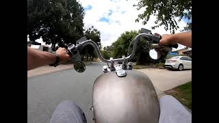 vs1400 intruder chopper last ride around the block [upl. by Perren284]