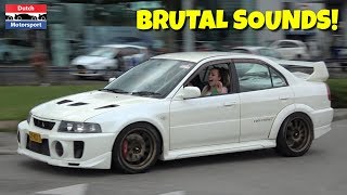 Mitsubishi Lancer Evo Compilation  BRUTAL Sounds [upl. by Pillihpnhoj]