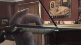 Violin Vibrato Trick please view other vibrato vids first [upl. by Anelec]