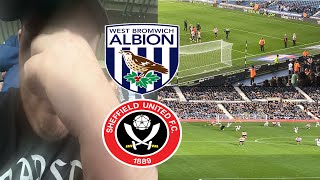 WBA VS SHEFF UTD VLOG BLADES FANS ERUPT AT HAWTHORNS [upl. by Paymar488]