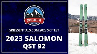 2023 Salomon QST 92  SkiEssentialscom Ski Test [upl. by Enomyar]