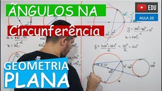 ⭕ Ângulos na Circunferência  GEOMETRIA PLANA Aula 20 [upl. by Nyleaj724]