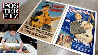 Carlos Gardel Hugo Del Carril  1930s Argentina Poster Fix [upl. by Uella]