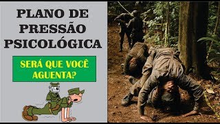 PLANO DE PRESSÃO PSICOLÓGICA EM ESCOLAS E CURSOS MILITARES SERÁ QUE VOCÊ AGUENTA [upl. by Atirb]