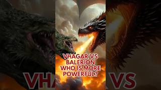 Vhagar vs Balerion vhagar houseofthedragon [upl. by Anastatius]