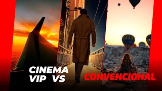 CINEMA VIP VS CONVENCIONAL QUAL O MELHOR [upl. by Annaiv]