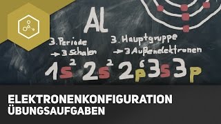 Übungsaufgaben zur Elektronenkonfiguration [upl. by Aihsakal536]