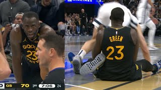 Draymond Green HAD THE URGE to GRAB Zach Edeys ANKLE amp badly LOCKED IT IN [upl. by Kciredor]