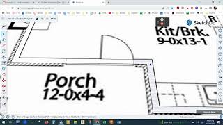 SketchUp Practice Cabin Project 1  Lay Out the Walls from an Image [upl. by Airlie27]