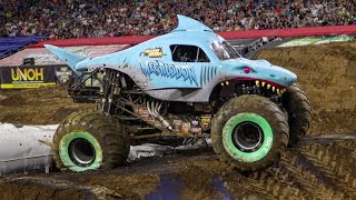 Monster Jam  Megalodon CRAZY Moments Compilation [upl. by Marjana]