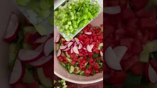 Let’s make one of the tastiest salads ever Lebanese Fattoush salad [upl. by Dunson753]