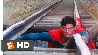 Superman vs Train  Superman 1978 [upl. by Ettelliw]