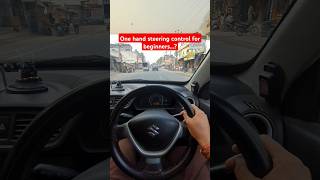 One hand steering control for beginners shorts automobile [upl. by Acirret]