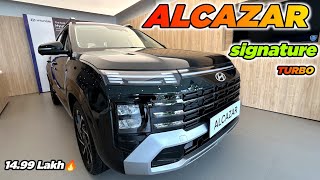 फीचर्स इस Alcazar Facelift में है 1499 लाख🔥 Hyundai Alcazar Facelift 2024  Alcazar Signature AT [upl. by Ecenaj36]