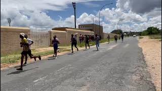 The Namibian Correctional Service  NCS shortlisted candidates compete in 24 km run [upl. by Harpole]