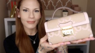 LUXURY DESIGNER UNBOXING GUCCI PADLOCK JUMBO GG MINI BAG [upl. by Eentrok]