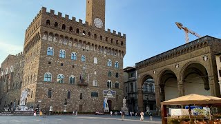 Italy 🇮🇹4K Florence Tuscany Walking Tour [upl. by Mayes122]