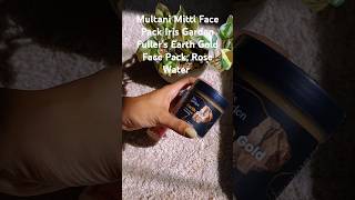 Part 1Unboxing Multani Mitti Iris Garden Fullers Earth Gold Face Pack Rose Water shorts skin [upl. by Halford]