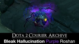 Dota 2 Courier Unusual Roshan Bleak Hallucination  Purple [upl. by Aidam]