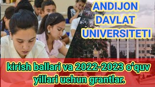 Abituriyentlar korishi shart  ADU kirish ballari va 202220223 grantlardtmyangiliklaronlayn [upl. by Harras]