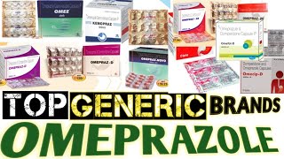 TOP OMEPRAZOLE 20 D GENERIC CAPSULE BRANDS MEDICINE IN INDIAN MARKET [upl. by Eilagam]