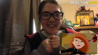 Kim Possible Theme Song  Disney Channel – REACTIONCAM [upl. by Oloapnaig]