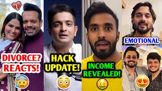 Flying Beast amp Ritu Rathee DIVORCE NEWSReply 😰 Bhuvan Bam EMOTIONAL Techno Gamerz BeerBiceps [upl. by Negaet]