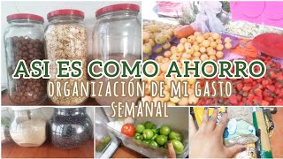 ASÍ HAGO RENDIR MI GASTO💰MI ORGANIZACIÓN PARA AHORAR💵AHORRO EN SOBRES✉️ahorro organización comida [upl. by Bussey769]