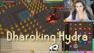 1HP HYDRA KILL  OSRS Challenge  Dharok hydra [upl. by Brest459]