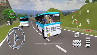 APSRTC Bus Driving Games  Temple Bus Driver  Simulation Android Gameplay Videos  Bus Games 3D [upl. by Onimixam]