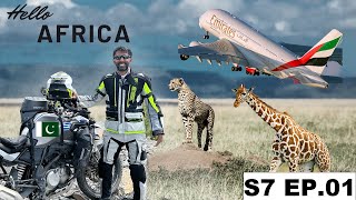 AFRICA IS CALLING  FLYING My Motorcycle from Lahore for Solo African Adventure S7 EP01 [upl. by Marchall]