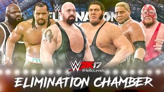 WWE 2K17 The Giants ELIMINATION CHAMBER Match  PS4 Gameplay [upl. by Noimad]