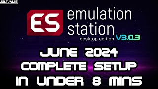 EmulationStation DE V303 ☆ Quick Setup Guide 2024 emulationstation emulator frontend [upl. by Taimi]