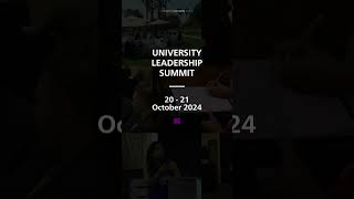 University Leadership Summit  October 21  22 2024 [upl. by Hoes]