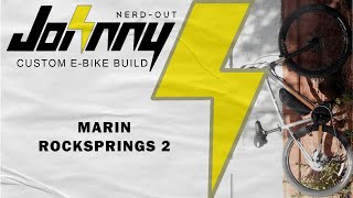 Custom Ebike Build Marin Rocksprings 2 [upl. by Eilsel]