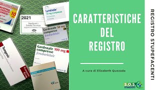 Registro stupefacenti 📖 ✍️ Compilazione [upl. by Zina816]