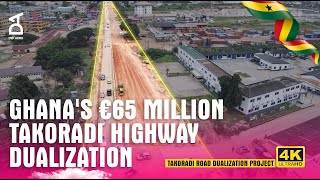 Ghanas €65 million Takoradi Highway Dualization Is Finally Taking shape [upl. by Adnoved]