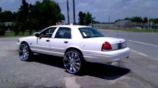 Crown Vic on 28s Millenia on 24s Magnum on 28s [upl. by Herstein]